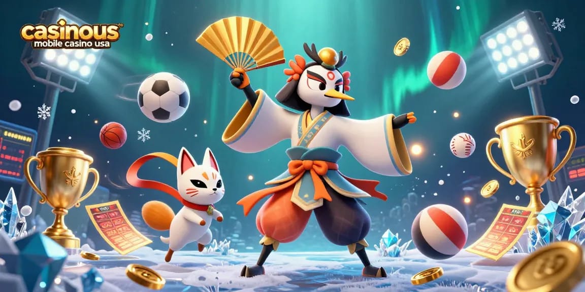 Experience thrilling gaming action at casinous.com mobile casino usa with dynamic characters and visuals.