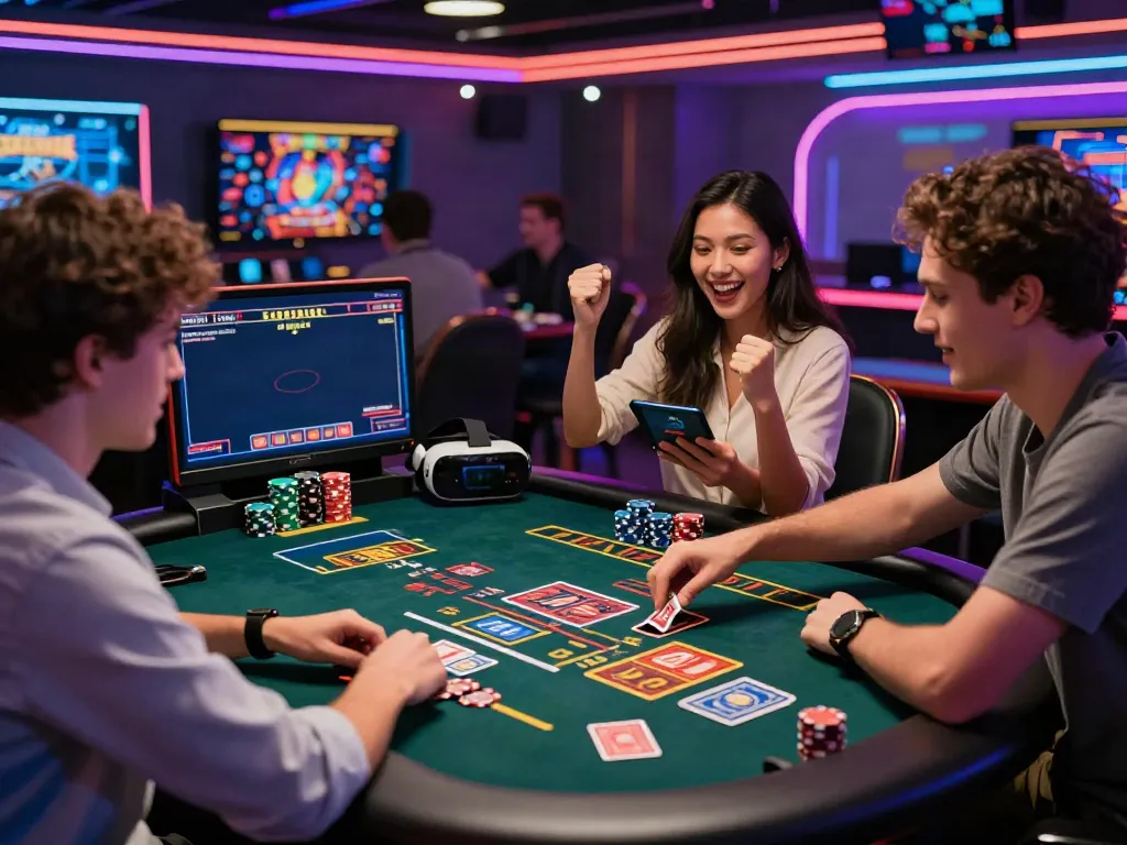 Players experiencing intense fun at casino sites not on gamstop in an exciting online environment.
