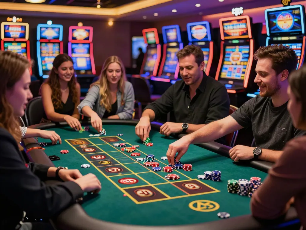 Dynamic players enjoy engaging casino sites not on gamstop with colorful gaming chips and lively atmosphere.