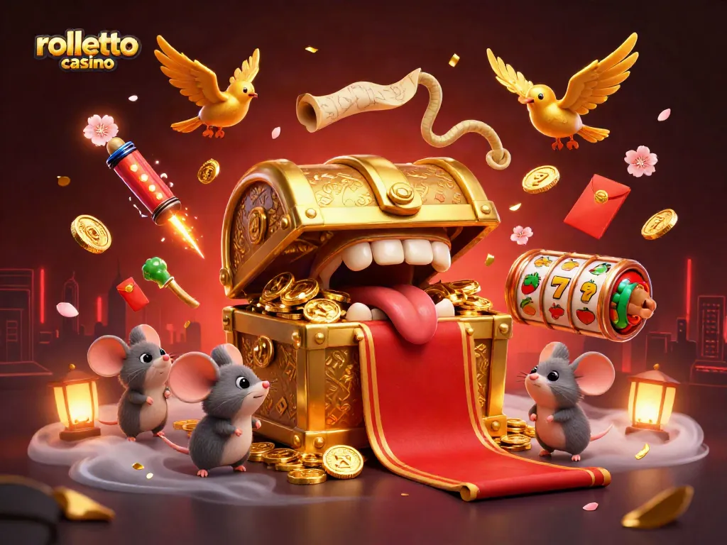 Experience the excitement at rolletto casino with vibrant 3D characters and enticing gaming elements.