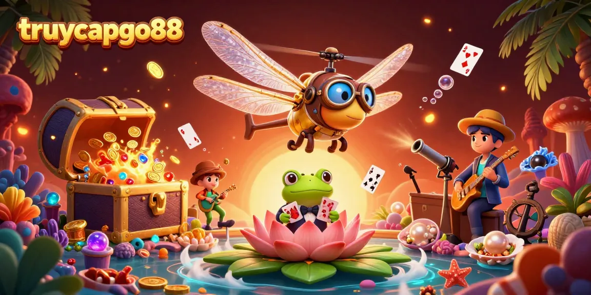 Experience the excitement of truycapgo88 with animated casino adventures and vibrant characters
